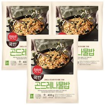 (냉동)CJ비비고 곤드레나물밥433gx3개, 3개, 433g