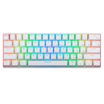 로얄클루지 블루투스 기계식키보드 RK61 RGB 백라이트, RGB 갈축, 화이트