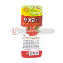 냉동 가당딸기1kg, 1개