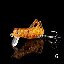 꼬마에기 스피너베이트 1 개몫 cm 3 그램 메뚜기 곤충 낚시 미끼 Flying Wobbler Lure hard Lifelike 인공 Bass Swimbait pesca 11422, g