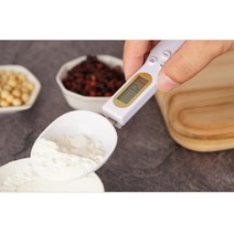 디지털 스푼저울 미량 분말 액체 저울 Max 300g 화이트