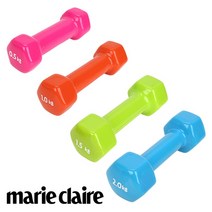 마리끌레르 홈트아령 크롬아령 헬스장덤벨 핑크덤벨 여자덤벨 0.5kg 1.5kg 1kg 2kg