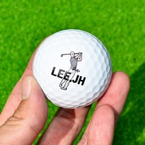 커스텀 골프공 골프볼 제작 인쇄 각인 선물, 03합선물포장(2개이상), 01골프왕