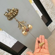시떼몰 황동 복돼지 돼지가족 돼지 현관문종 종 도어벨