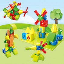 꼬마천사 마그네틱 자석블럭 블록 100p