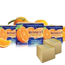 태국 베넷 비누 베네트 오렌지 비타민 비누 bennett orange soap 130g X 12EA, 12개