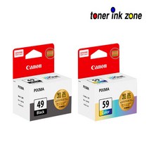 캐논 정품잉크 E409/E489 PG-49 검정 / CL-5 컬러, 3.PG49 & CL59