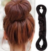 간편한 버튼 똥머리 당고머리 올림머리 밴드 헤어 메이커 스틱