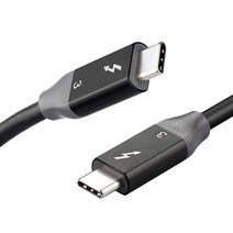 케이블 40Gbps의 팔라듐 5A 100W 빠른 맥북 USB를 C로 C 디스플레이 포트 4K 5K의 HD 충전 프로 아이맥 벼락 3 (블랙 3 피트), 하나, 보여진 바와 같이