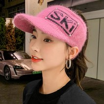 썬캡 SC_0422 썬캡 여성 여자 겨울 골프 니트 털모자 방한모자 겨울모자 털모자 여성골프모자 파크골프 여성모자 여자모자 골프모자 여성겨울모자 모자 등산모자 캡모자