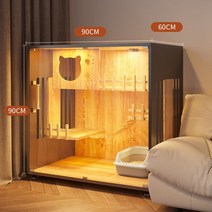 고급 하우스 캣휠 크롤러 무소음 고양이 쳇바퀴 스크래쳐 캣타워 캣폴 먼치킨, H2 방수타입:90x60x90CM