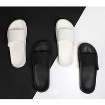 깔끔한 패션 슬리퍼 사무실 실내화 신발 푹신한슬리퍼, 맨블랙