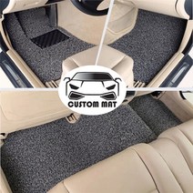 아이오닉6 엣지형 코일매트 카매트 확장형 프리미엄 커스텀제작, 아이오닉6 운전석+조수석, 엣지 그레이, 현대