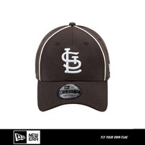 뉴에라 940 MLB 클래식 파이핑 세인트루이스 카디널스 볼캡 브라운 스웨이드 13338525, 없음