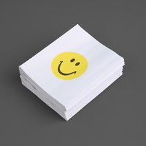 스마일 페이퍼 호떡봉투 90P 페이퍼백 호두과자 붕어빵 빵포장지 감자튀김 식품지