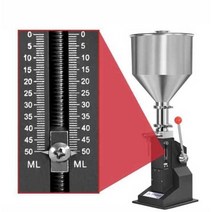 액체 소분기 정량충진기 계량기 꿀 쨈 고추장 소스 기름 나눠담기, 핸드프레스 기본형 5-50ml