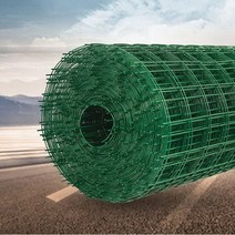 철망울타리 능형망 휀스 그물망 메쉬 40 "x 60"/100 롤 1.5/3cm 구멍 PVC 코팅 녹색 용접 아연, 02 1.27mm 18m 160Gau.