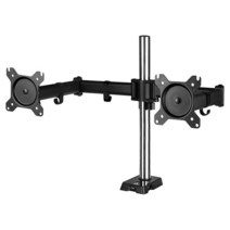 ARCTIC Z2 (Gen 3) 최대 34인치/35인치 울트라와이드용 듀얼 모니터 암 당 15kg (33 lbs) USB 허브 쉬운 조정 유연성 매트 블랙, Z2 Basic