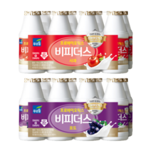 푸르밀 비피더스 사과 130ml x 16개입 + 포도 130ml x 16개입, 단품