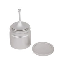 ek43 그라인더 알루미늄 지능형 도징 링 양조 그릇 커피 분말 58mm 커피 탬퍼용 바리스타 도구 에스프레소용, 커버가 있는 은색, 협력사