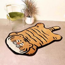 러그 호랑이 거실 카페트 단모 소파 의자