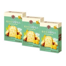 (상온)백설 옥수수식빵믹스760gx3개, 1세트