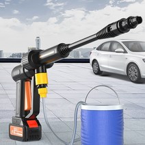 ZH 무선 고압세척기 휴대용 고압 세차기 충전식 800W, 4세대 고압세척기 600W