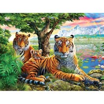 대진 보석십자수 40X80 50X40 사이즈 대형 금전운 보석 십자수, 20 화목한 말랑이 40x50, 1세트