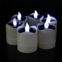 1pc 화염 led 방수 전기 촛불 태양열 전원 따뜻한 흰색 불꽃없는 촛불 낭만적 인 장식 led 촛불 빛