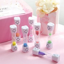 미소 덴탈 3분 아이 양치 시간 습관 모래시계 타이머Y/NPD:YD2003Y +P1, 유판다 5-모래시계-보라