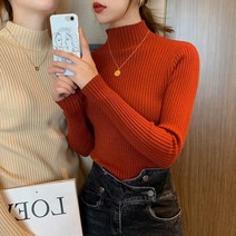 루즈핏 하프 박시핏 스트라이프 니트 래쉬가드 여 여름 긴팔 맨투맨투맨