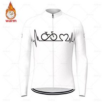 남성방풍니트 방한 2023 년 겨울 사이클링 저지 남성 보온 양모 MTB Ropa Ciclismo 자전거 의류 긴 소매