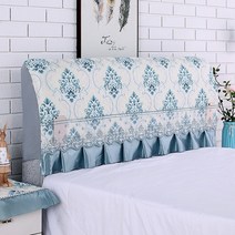 침대헤드보드 유럽 ​​올 인클루시브 레이스 등 보호 등받이 먼지 침실 장식, 스타일 7, 없음