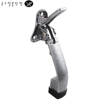 공구철물닷컴 도어 스토퍼 현관문 말굽 말발굽 문고정 원터치 페달식 높이조절 1개
