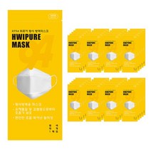 휘퓨어 황사 방역 마스크 대형 KF94, 10개입, 1개, 화이트