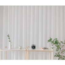 암막커튼 형상기억 화이트 고급커튼레일완성품