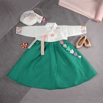 [럭셔리한복] 109.수화아이초(여) _ 아동한복 여아한복 돌한복 유아 아이한복 물실크원단 자수 저고리 전통스타일