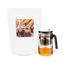 [뉴트로웨이]계피차100티백+티포트500ml 세트, 500ml