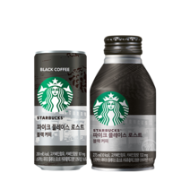 (무료배송)(사은품 증정) 스타벅스 파이크 플레이스 로스트 블랙커피 200ml x 36ea+KF94마스크 5매 증정, 200ml x 36ea