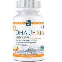 노르딕내츄럴스 주니어 엑스트라스트랭스 165 EPA / 375 DHA 츄어블 소프트젤, 90개입, 1개