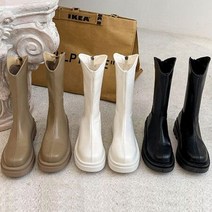 여자 간절기 이쁜 신발 가을 웨스턴부츠 오피스룩 코디, 상세페이지 참조7, 아이보리_245mm
