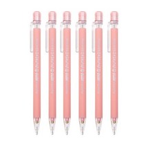 제노 파스텔 Q 샤프 0.5mm 6개입, 핑크6개