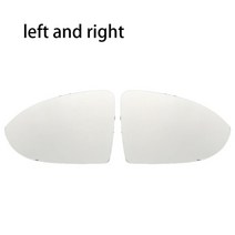 교체 왼쪽 앰프 폭스 바겐 vw 골프 7 vii mk7 mqb 5g 2013-2019 용 오른쪽 백미러 가열 외부 광각 미러 유리, 왼쪽과 오른쪽