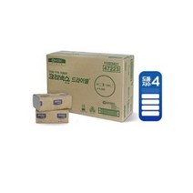 47223 크리넥스 드라이셀 핸드타올 스탠다드 F250S 1박스 (250매/밴드 20밴드/케이스) 총 5000매