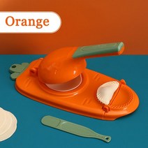 가정용업소용 국수기계면뽑는기계 제면기만두 금형 프레스 수동 스킨 롤링 반죽 기계 국수 가정용 베이킹, 01 Orange
