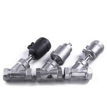 304 스테인리스 공압 앵글 시트 밸브 에어 Y타입 고온 증기 스팀 자동 제어 valve 감압, 플라워 B타입 DN40 올 스틸 헤드개