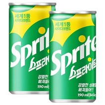코카콜라 스프라이트 190ml x 30캔, 단품없음