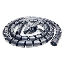 전선정리 매직케이블 컴퓨터 책상 반려동물 전선보호 10~40mm 2미터, 블랙(20mm), 1개