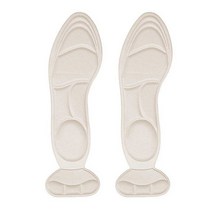 도매팜 4P+4P 새 구두도 편하게 신을 수 있는 구두 쿠션 깔창 뒷꿈치보호 압력감소 미끄럼방지, 2쌍(4P)+2쌍(4P), 뾰족코블랙