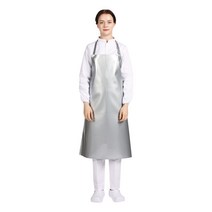 네오브릭 방수앞치마 양면 (중) 목끈형 65X90cm 14color, 은색, 1개